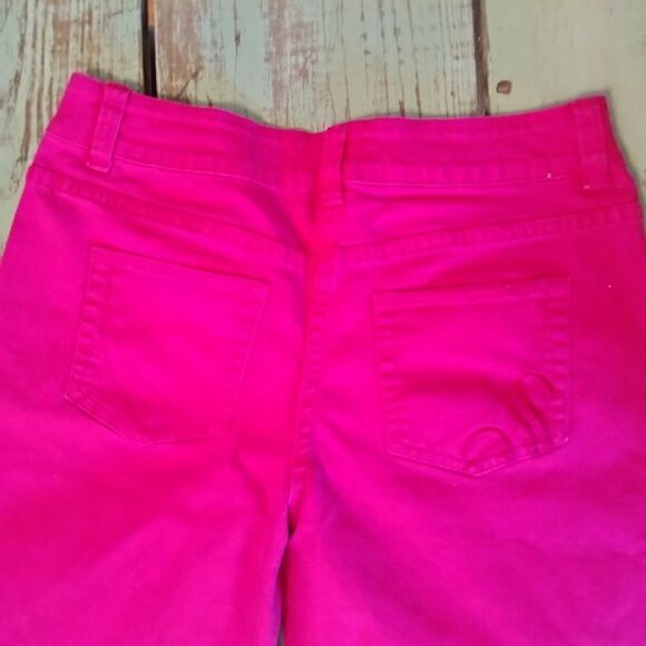 Spirited Randolph Duke Jeans Size 12 Pink / Fuschia Zipper and Double Button - Picture 7 of 12